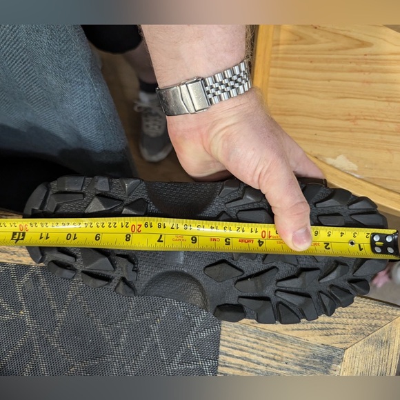 Volks Walkers Leather Sandals Men’s Closed Toe Hiking Sandals Brown Size 12 - Picture 8 of 8